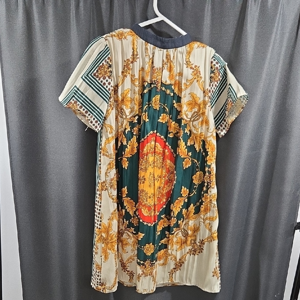Zara Floral Patterned Dress with Multicolor Design